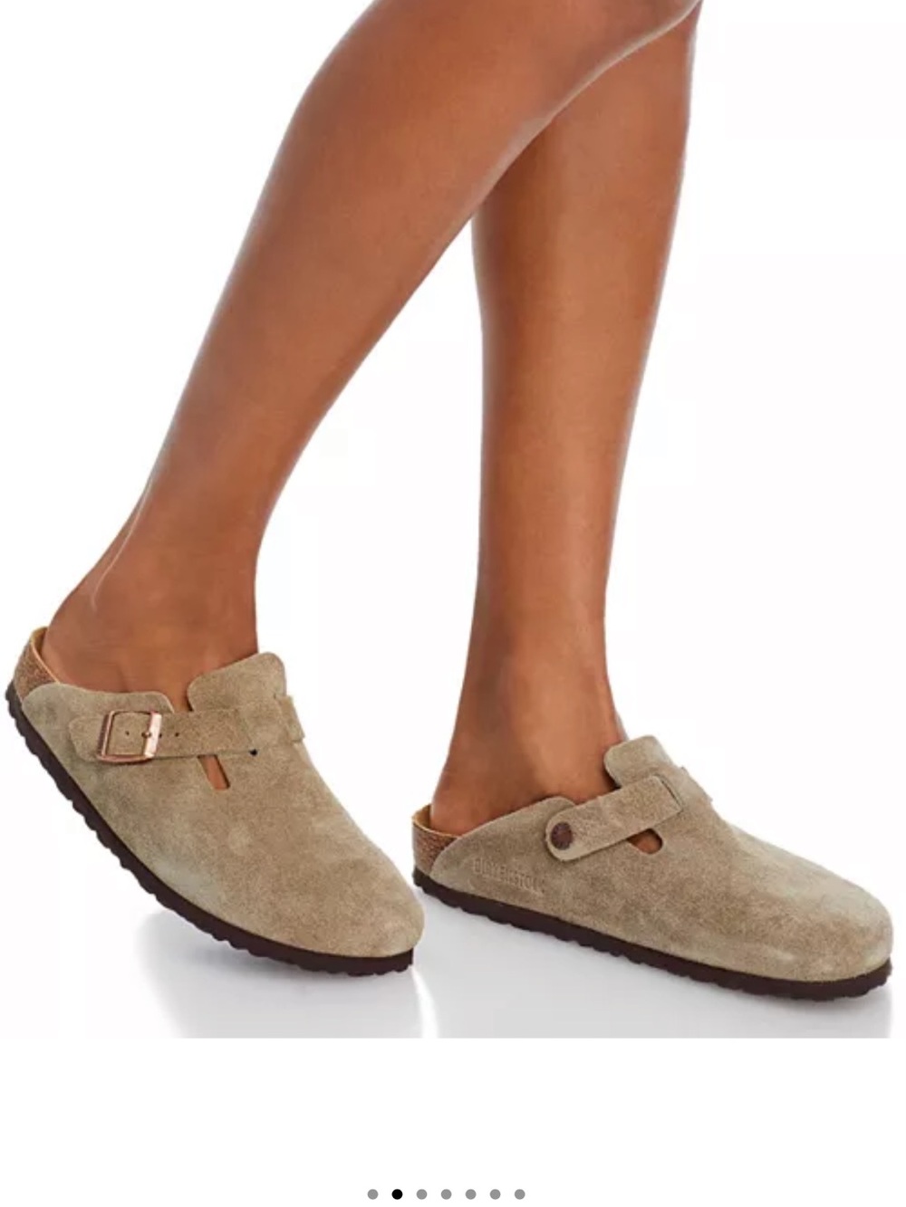 Birkenstock Taupe Boston Clogs